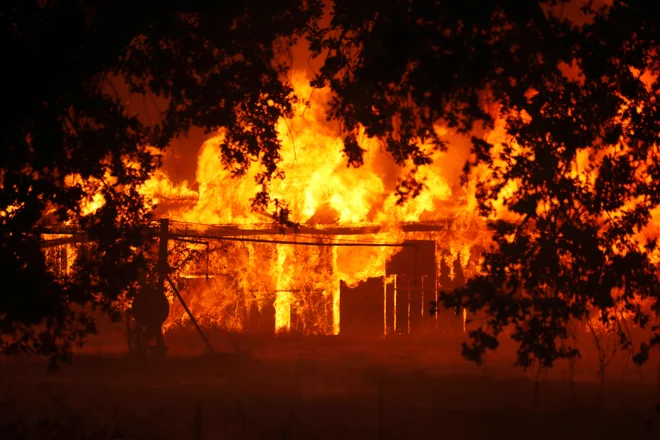 Požari so tudi v zveznih državah Washington in Montana. FOTO: Reuters