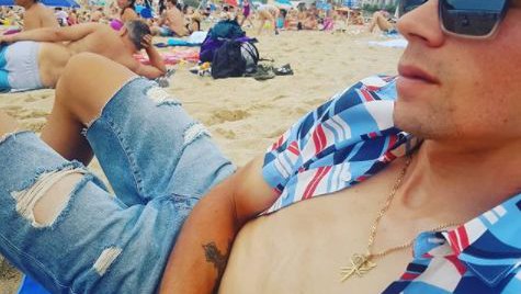 Fotografija: Primož Roglič uživa na sanjskem, a kratkem dopustu. FOTO: Instagram