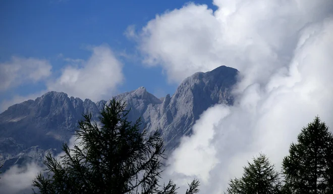 Strela je udarila na Veliki planini. FOTO: Blaž Samec