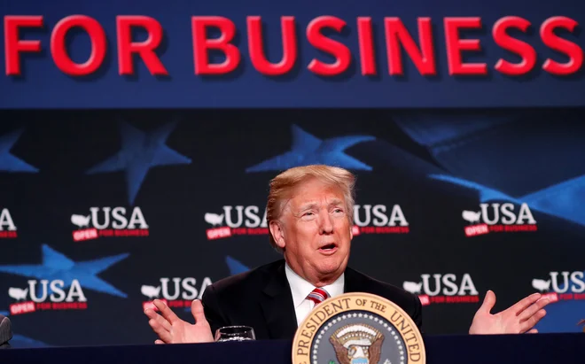 Donald Trump se je Kimu na družbenem omrežju twitter tudi zahvalil za &raquo;prijazno pismo&laquo;. FOTO: Reuters
