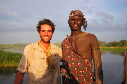 Peš ob Nilu. Foto Levison Wood
