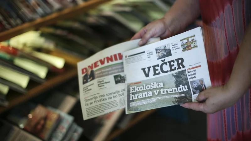 Fotografija: »Novinarji medijskih družb Dnevnik in Večer smo skeptični in zaskrbljeni nad napovedanim združevanjem dnevnikov Večer in Dnevnik v novoustanovljeni DV Mediji,« so zapisali v sporočilu za javnost. FOTO: Jure Eržen