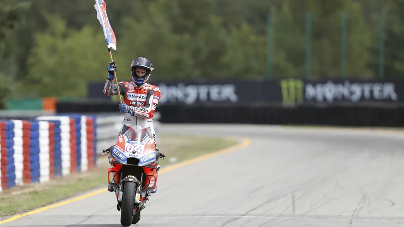 Fotografija: Andrea Dovizioso je slavil v Brnu.