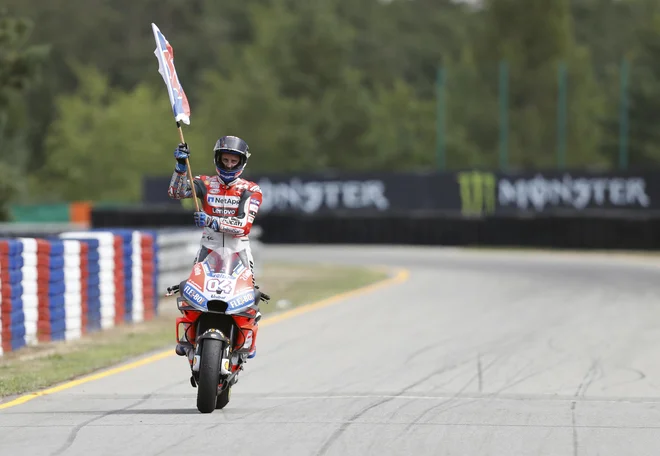Andrea Dovizioso je slavil v Brnu.