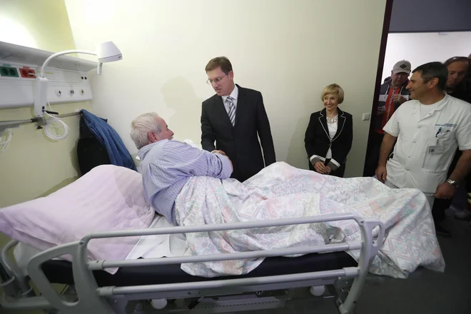 Odprtje novih prostorov internistične prve pomoči Interne klinike UKC Ljubljana in splošne nujne medicinske pomoči Zdravstvenega doma Ljubljana. FOTO: Leon Vidic/Delo