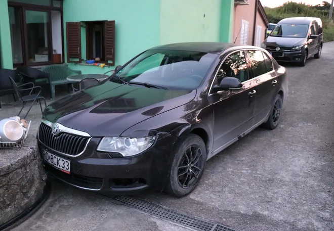 Ukradena škoda superb FOTO: Pu Koper