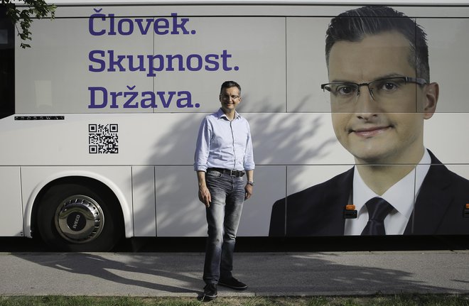 Marjan Šarec med volilno kampanjo FOTO: Jože Suhadolnik/Delo