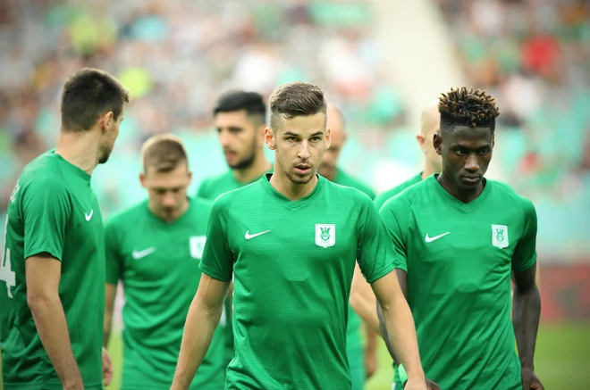 Nik Kapun meni, da bi bila morebitna uvrstitev Olimpije v evropsko ligo velikanski uspeh za igralce, stroko in mesto Ljubljana. FOTO: Jure Eržen/Delo