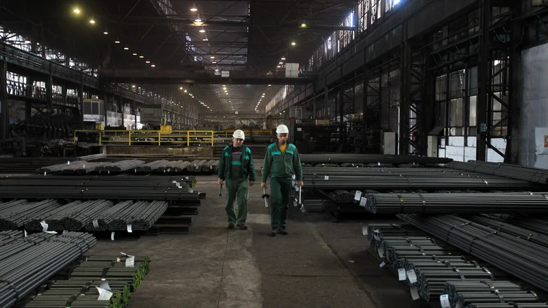 Fotografija: Jeklarna Štore Steel je dobiček iz poslovanja lani več kot potrojila. Foto Blaž Samec