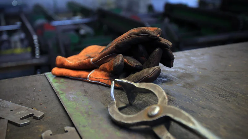 Fotografija: V jeklarni družbe Štore Steel. FOTO: Blaž Samec