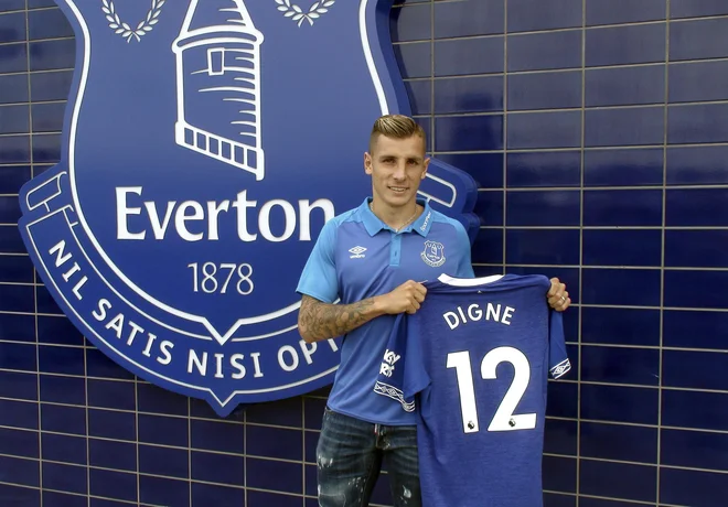 Pri Evertonu bo odslej igral Francoz Lucas Digne. Foto: AP