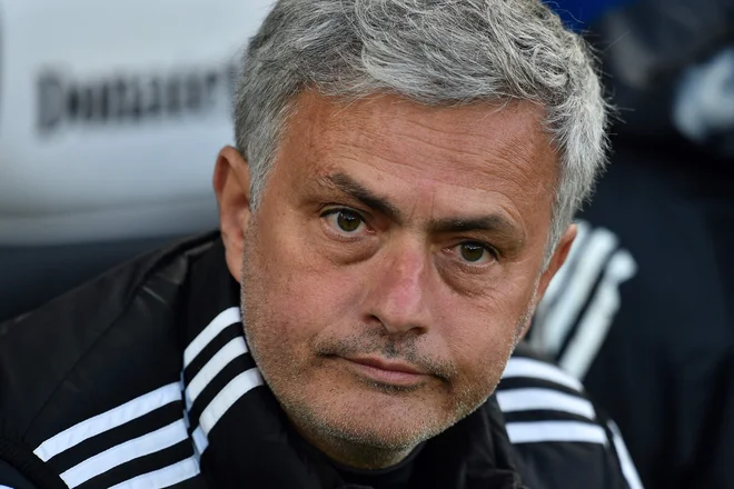 Jose Mourinho ni zadovoljen s prestopnim rokom in bo z Manchester Unitedom težko osvojil naslov. Foto: AFP