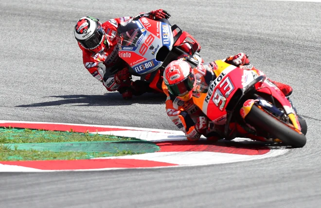 Marc Marquez je vodil še v predzadnjem krogu. FOTO: Lisi Niesner/Reuters