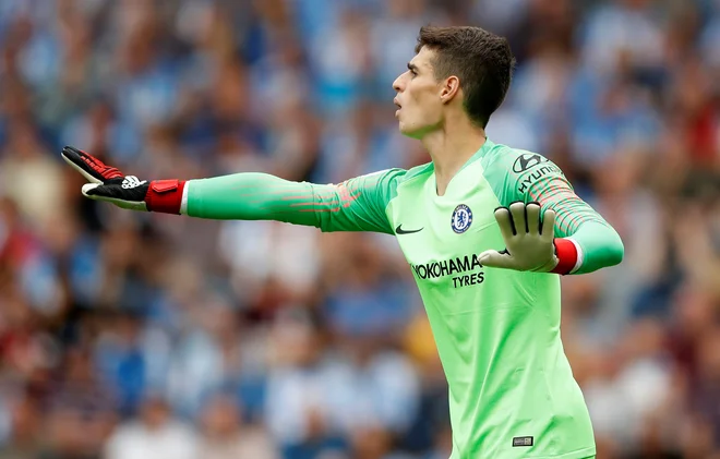 Najdražji vratar na svetu Kepa Arrizabalaga v prvih 90 minutah pri Chelseaju ni prejel gola. Foto: Reuters