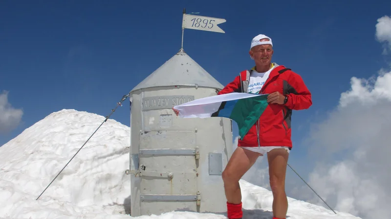 Fotografija: Radovan Skubic je že večkrat osvajal Triglav. Foto Osebni Arhiv Hilarij