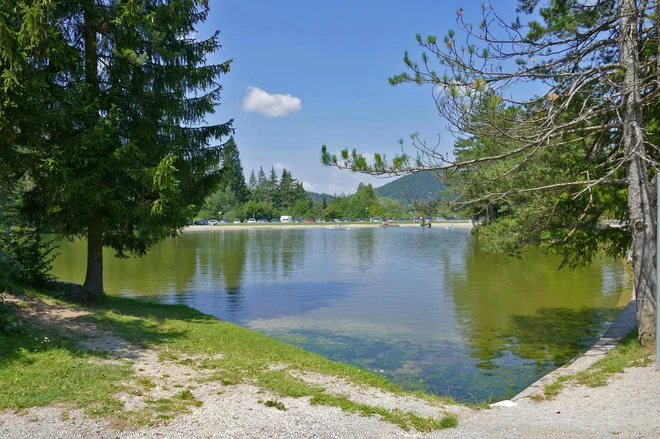 Nove analize vode v jezeru so pokazale na odlično kakovost vode. FOTO: Dokumentacija Dela