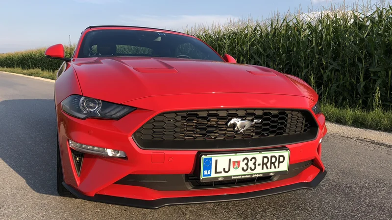 Ford mustang z neposrednostjo takoj nakaže, da potrebuje tudi spoštovanje, predvsem pa zahteva zbranost. FOTO: Aljaž Vrabec
