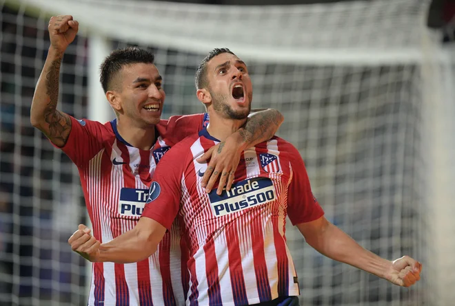 Po golu Kokeja je Atletico povedel s 4:2. FOTO: AFP