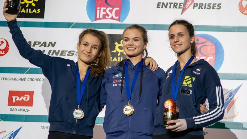 Fotografija: Vita Lukan je bila premočna za vso konkurenco. FOTO: Eddie Fowke/IFSC