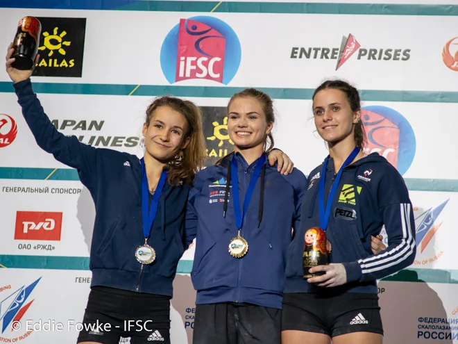 Vita Lukan je bila premočna za vso konkurenco. FOTO:&nbsp;Eddie Fowke/IFSC