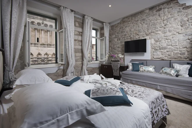 Heritage Hotel Antigue v Splitu stoji sredi Dioklecijanove palače. FOTO Paun Paunovic / Cropix