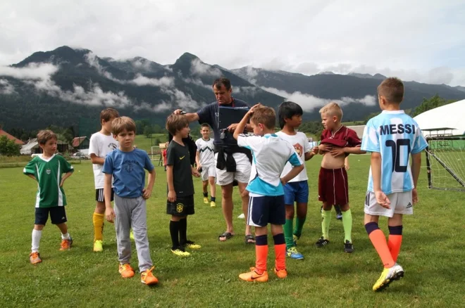 Poletna nogometna šola v Bohinju. FOTO arhiv ONŠ LJ