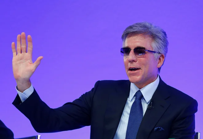 Bill McDermott se je po nesrečni izgubi očesa ekpresno vrnil na delo. Foto Reuters