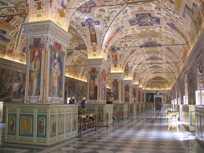 Vatikanska knjižnica Foto Wikipedija