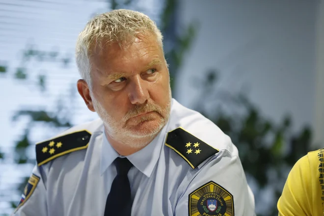 Boštjan Smolej iz Sektorja prometne policije pri Generalni policijski upravi. FOTO: Leon Vidic/Delo