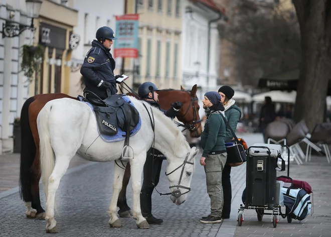 Legitimiranje na ljubljanskih ulicah. FOTO: Jože Suhadolnik