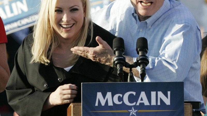 Fotografija: John McCain s svojo hčerko Meghan FOTO: AP