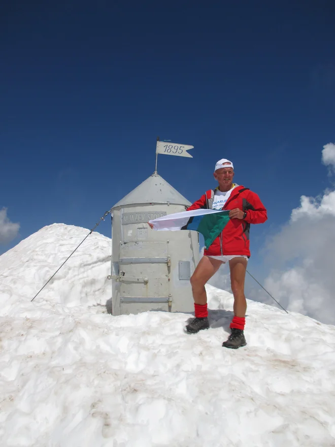 Radovan Skubic je že večkrat osvajal Triglav. Foto Osebni Arhiv Hilarij