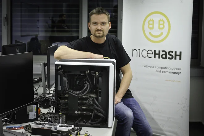 Matjaž Škorjanc, soustanovitelj podjetja NiceHash. FOTO: Jože Suhadolnik