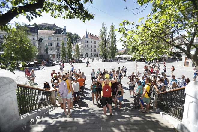 Ena najbolj priljubljenih razglednih točk na Plečnikovo Ljubljano FOTO: Leon Vidic