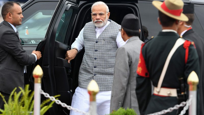Fotografija: Indijski premier Narendra Modi je tarča kritik levičarskih strank. FOTO: AFP