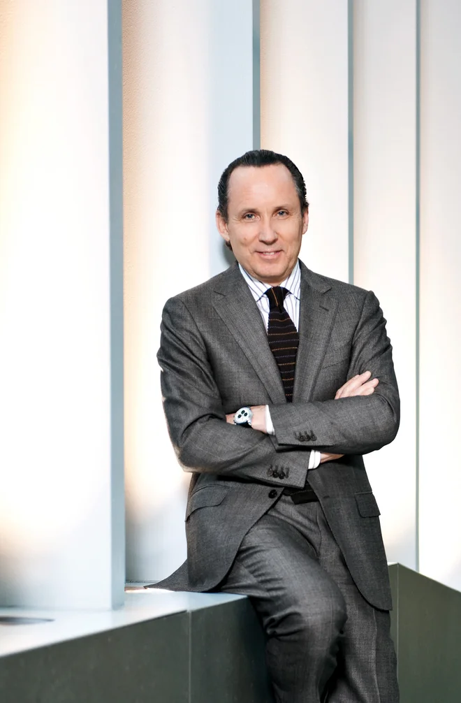 Gildo Zegna poudarja internacionalizacijo. Foto Arhiv podjetja