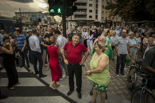 Župan Zoran Janković na svečani otvoritvi Gosposvetske FOTO: Voranc Vogel