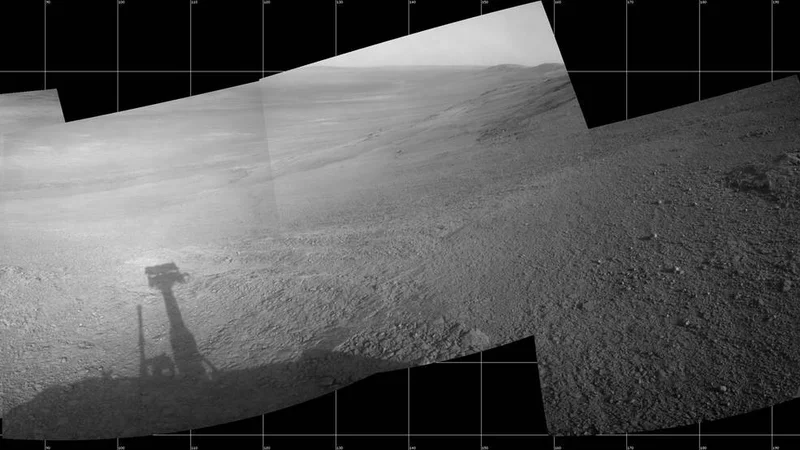 Fotografija: Okoli 11 mesecev pred prašnim neurjem je Opportunity ujel razgled na dolino Perseverance. FOTO: Nasa/JPL-Caltech 