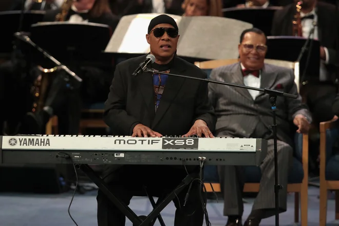 Stevie Wonder je dejal, ta takšne kraljice ne bomo več videli. FOTO: Scott Olson/AFP