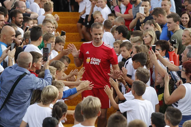 Aleksander Čeferin. FOTO: Leon Vidic/delo