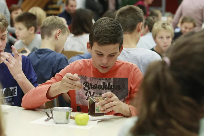 V zadnjih petnajstih letih se počasi spet povečuje delež mladostnikov, ki redno zajtrkujejo, uživajo sadje in zelenjavo. FOTO: Leon Vidic/Delo