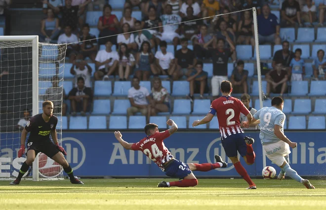 Oblak je minulo soboto branil vso tekmo Atletica na gostovanju v Vigu. FOTO: AFP
