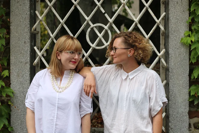 Hanna&nbsp;Szentpeteri in Simona Jerala Foto Tamara Klavžar