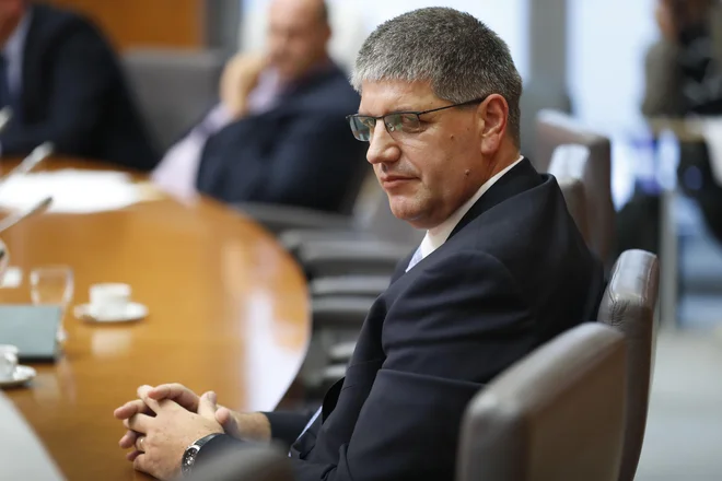 Predstavitev kandidata za ministra notranje zadeve Boštjana Poklukarja pred odborom za notranje zadeve, javno upravo in lokalno samoupravo FOTO: Leon Vidic