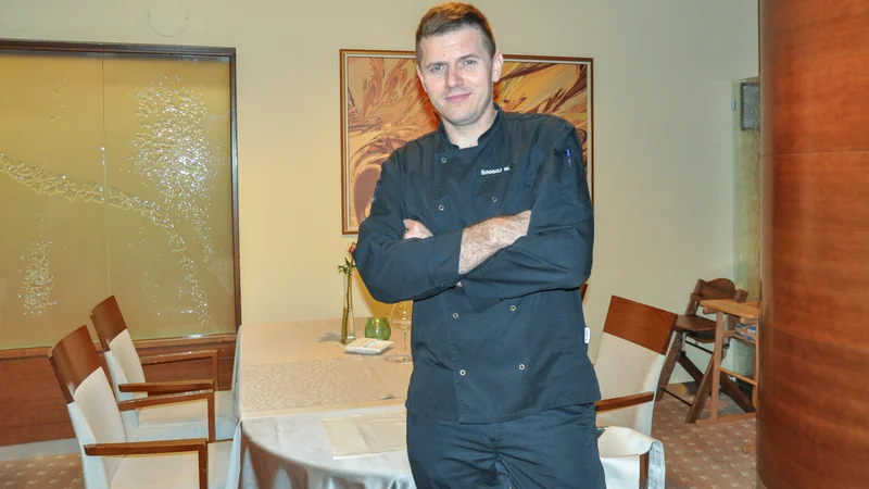 Fotografija: Matjaž Šinigoj je glavni chef vseh restavracij hotela Perla.