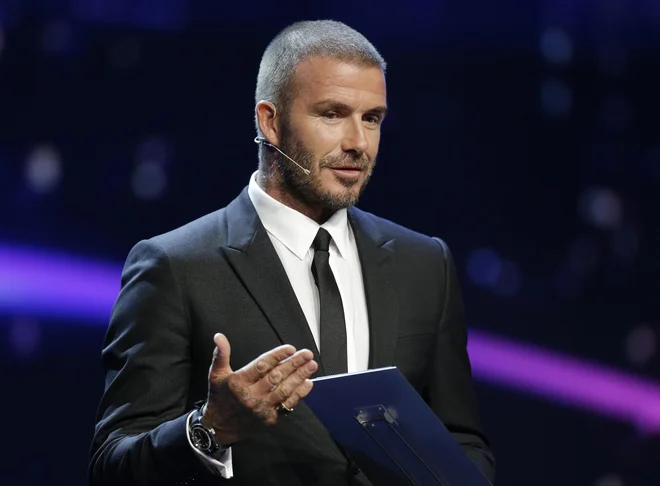 David Beckham trdi, da ni kriv. FOTO: Claude Paris/AP