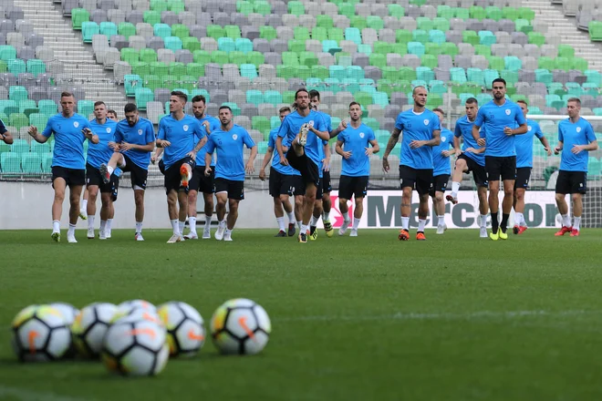 Reprezentanca se je pripravljala tudi v Ljubljani.