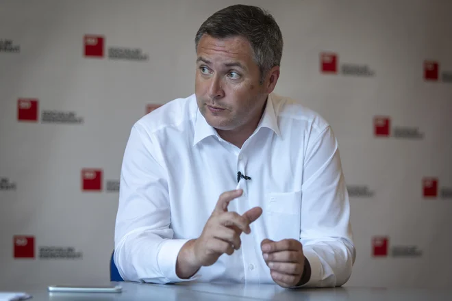Predsednik stranke SD Dejan Židan, Ljubljana, 4. 5. 2018 Foto Voranc Vogel/delo