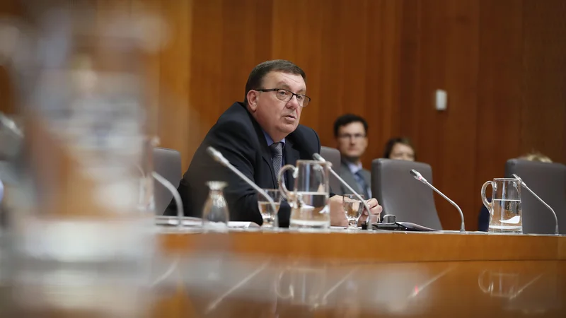 Fotografija: Fakinova predstavitev je med opozicijskimi poslanci naletela na različne ocene. FOTO: Leon Vidic/Delo