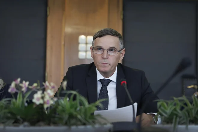 Bertoncelj je napovedal prenovo strategije upravljanja kapitalskih naložb ter nadaljevanje aktivnosti za ustanovitev demografskega sklada. Foto Leon Vidic
